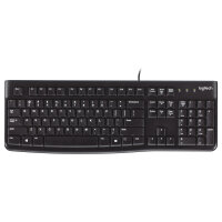 Logitech K120 USB Black QWERTY US