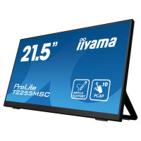 54,5cm/21,5" (1920x1080) iiyama ProLite T2255MSC-B1 16:9 FHD IPS Touch 5ms 60Hz HDMI DP Speaker Black