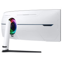 144cm/57" (7680x2160) Samsung Odyssey Neo G9 S57CG952NU 32:9 Dual UHD HDR1000 Curved 1ms 240Hz HDMI DP USB Black/White