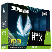 RTX 3050 6GB ZOTAC Gaming Solo GDDR6 1Fan