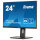 61,1cm/24" (1920x1200) Iiyama Prolite XUB2495WSU-B7 16:10 FHD IPS 4ms 75Hz HDMI DP USB Speaker Pivot Black