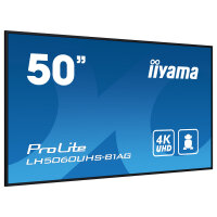 IIYAMA 125.7cm(49.5") LH5060UHS-B1AG 16:9 3xHDMI+2xUSB IPS retail (Speditionsversand)
