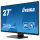 68,6cm/27" (1920x1080) iiyama ProLite T2752MSC-B1 16:9 FHD IPS Touch 5ms 60Hz HDMI DP USB Speaker Black