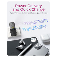 4-Port IcyBox 100W GaN mit PD 3.0