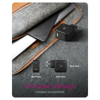 3-Port IcyBox 65W GaN mit PD 3.0