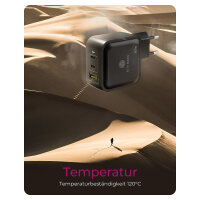 3-Port IcyBox 65W GaN mit PD 3.0