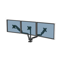 Fellowes Platinum Monitorarm dreifach inkl. 2x USB-A Port...