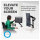 Fellowes Platinum Monitorarm zweifach vertikal inkl. 2x USB-A Port Schwarz