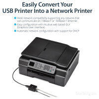 USB Network LPR print Server 10/100Mbps