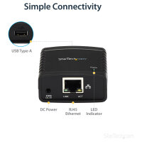 USB Network LPR print Server 10/100Mbps