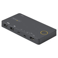 2 PORT HYBRID USB-C KVM SWITCH