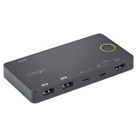 2 PORT HYBRID USB-C KVM SWITCH