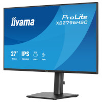 68,6cm/27" (1920x1080) iiyama ProLite XB2796HSC-B1 16:9 IPS 3ms 144Hz HDMI USB-C USB VESA Speaker Black