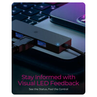 ICY BOX IB-HUB1424-C3 USB-C/USB 3.2 HUB 4xUSB 3.2