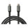 GoodConnections USB-C 2.0 (ST-ST) 0,5m Anschlusskabel Textilmantel 240W Anthrazit