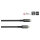 GoodConnections USB-C 2.0 (ST-ST) 0,5m Anschlusskabel Textilmantel 240W Anthrazit