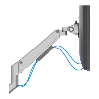 Neomounts DS70-250SL1 Tischhalterung für Monitore bis 89cm 35" 9KG Silber