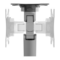 Neomounts DS70-250SL1 Tischhalterung für Monitore bis 89cm 35" 9KG Silber