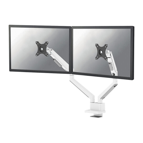 Neomounts DS70-250WH2 Tischhalterung für 2 Monitore bis 81cm 32" 9KG Weiß