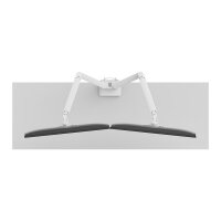 Neomounts DS70-250WH2 Tischhalterung für 2 Monitore bis 81cm 32" 9KG Weiß