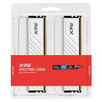64GB ADATA DIMM 3200 (2x 32 GB) Dual-Kit (wei, AX4U320032G16A-DTWHD35G, XPG Spectrix D35G, INTEL XMP)