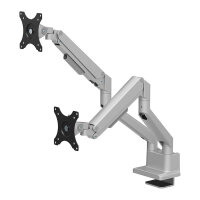 Neomounts DS70-250SL2 Tischhalterung für 2 Monitore bis 81cm 32" 9KG Silber