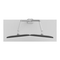 Neomounts DS70-250SL2 Tischhalterung für 2 Monitore bis 81cm 32" 9KG Silber