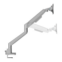 Neomounts DS70-250SL2 Tischhalterung für 2 Monitore bis 81cm 32" 9KG Silber