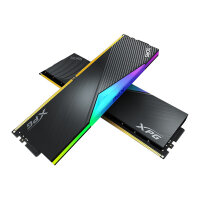 32GB ADATA DIMM 6400 (2x 16 GB) Dual-Kit (schwarz, AX5U6400C3216G-DCLARBK, Lancer RGB, INTEL XMP)