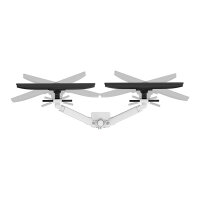 Neomounts DS65S-950WH2 Tischhalterung für 2 Monitore bis 86cm 34" 11KG Weiß