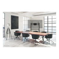 Neomounts FL50-525BL1 mobiler Bodenständer für 55-86" Bildschirme - Schwarz