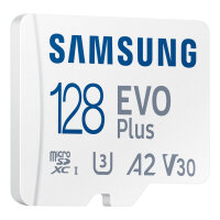 CARD 128GB Samsung EVO PLUS microsdxc UHS-I U3 inkl. SD Adapter