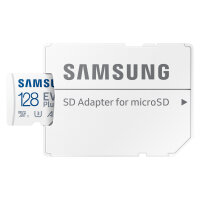 CARD 128GB Samsung EVO PLUS microsdxc UHS-I U3 inkl. SD Adapter