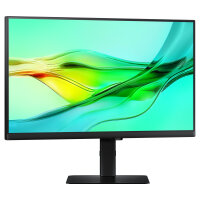61cm/24" (2560x1440) Samsung LS24D600UAUXEN 16:9 WQHD IPS 5ms 100Hz DP HDMI USB-C Pivot KVM Black