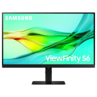 68cm/27" (2560x1440) Samsung LS27D600UAUXEN 16:9 WQHD IPS 5ms 100Hz DP HDMI USB-C Pivot KVM Black