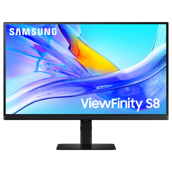 68cm/27" (3840x2160) Samsung LS27D800UAUXEN 16:9 4K UHD IPS 5ms 60Hz DP HDMI USB-C Pivot KVM Black