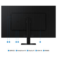 80cm/32" (3840x2160) Samsung S32D700EAU VIEWFINITY 16:9 4K 60Hz HDR10 5ms HDMI DP Black