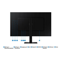 80cm/32" (3840x2160) Samsung ViewFinity S8 16:9 4K VA 5ms 60Hz HDMI DisplayPort USB LAN VESA HDR KVM Black