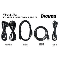 IIYAMA 48.0cm (19") T1932MSC-W1SAG 5:4 M-Touch HDMI+DP+USB retail
