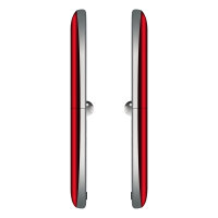 Beafon Fold 10 Silver Line, Grotastenklapphandy, rot-silber
