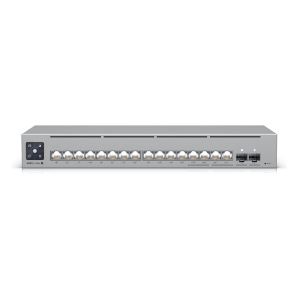 16+2P Ubiquiti UniFi USW-Pro-Max-16-POE 180W M RM POE++