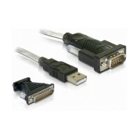 DELOCK Adapter USB 2.0 Seriell Adapter 9St+Ada.