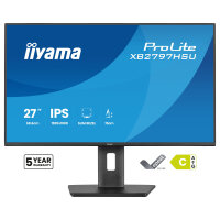 68,6cm/27" (1920x1080) iiyama ProLite XB2797HSU-B1 16:9 IPS 4ms 120Hz HDMI DisplayPort USB VESA Speaker Black