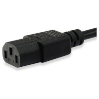 Equip Kaltgeräteverl.-Kabel IEC C14 -> IEC C13 St/Bu 3m sw