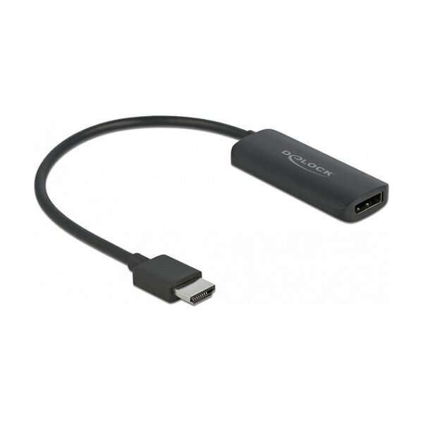 DELOCK Adapter HDMI-A Stecker zu DisplayPort Buchse 4K 60Hz