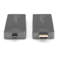 DIGITUS 4K wireless Video Extender Set USB-C -> HDMI 30m