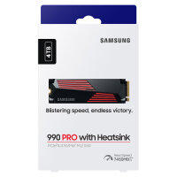 M.2 4TB Samsung 990 PRO Heatsink NVMe PCIe 4.0 x 4 retail
