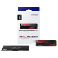 M.2 4TB Samsung 990 PRO Heatsink NVMe PCIe 4.0 x 4 retail