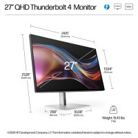 HP 724pi IPS QHD 2560x1440@120Hz DP/HDMI/USB 400cd