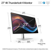 HP 727pk IPS 4K 3840x2160@60Hz DP/HDMI/USB-C 400cd